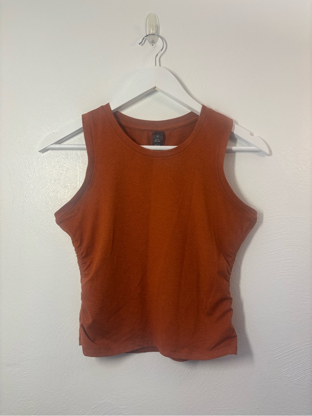 Zobha Rust Orange Tank Top Size Medium